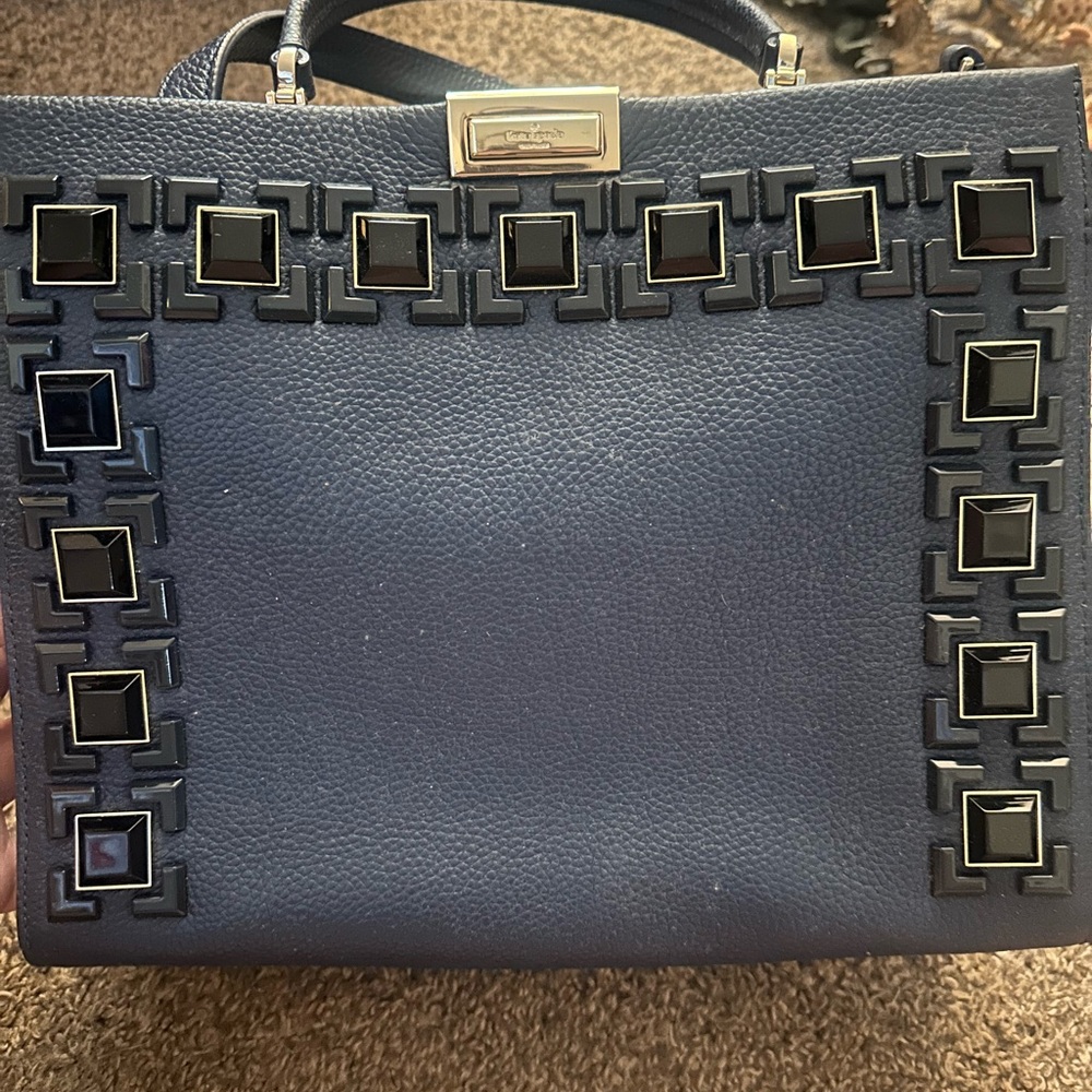 Kate Spade Navy and Black Satchel